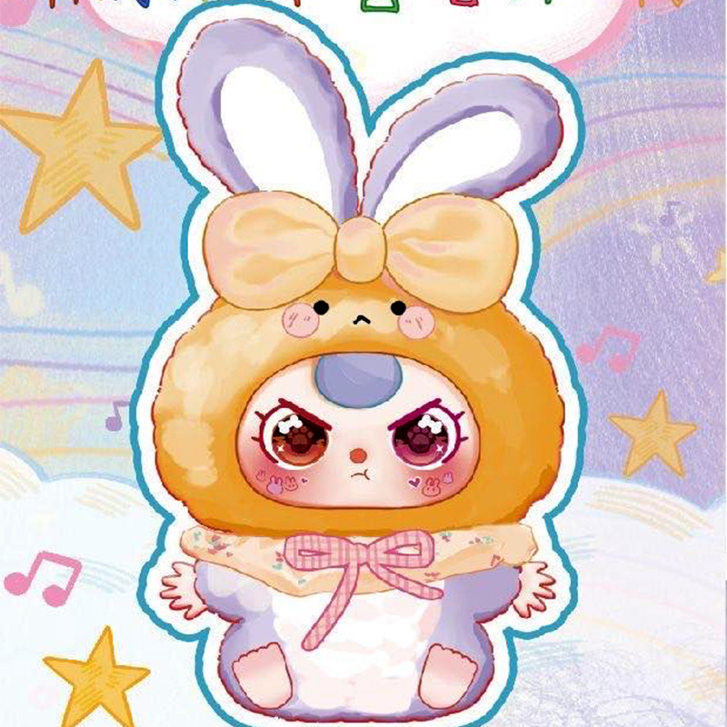 【至臻拆盒】娃三岁香片系列-萌粒 模型文创潮玩手办盲盒