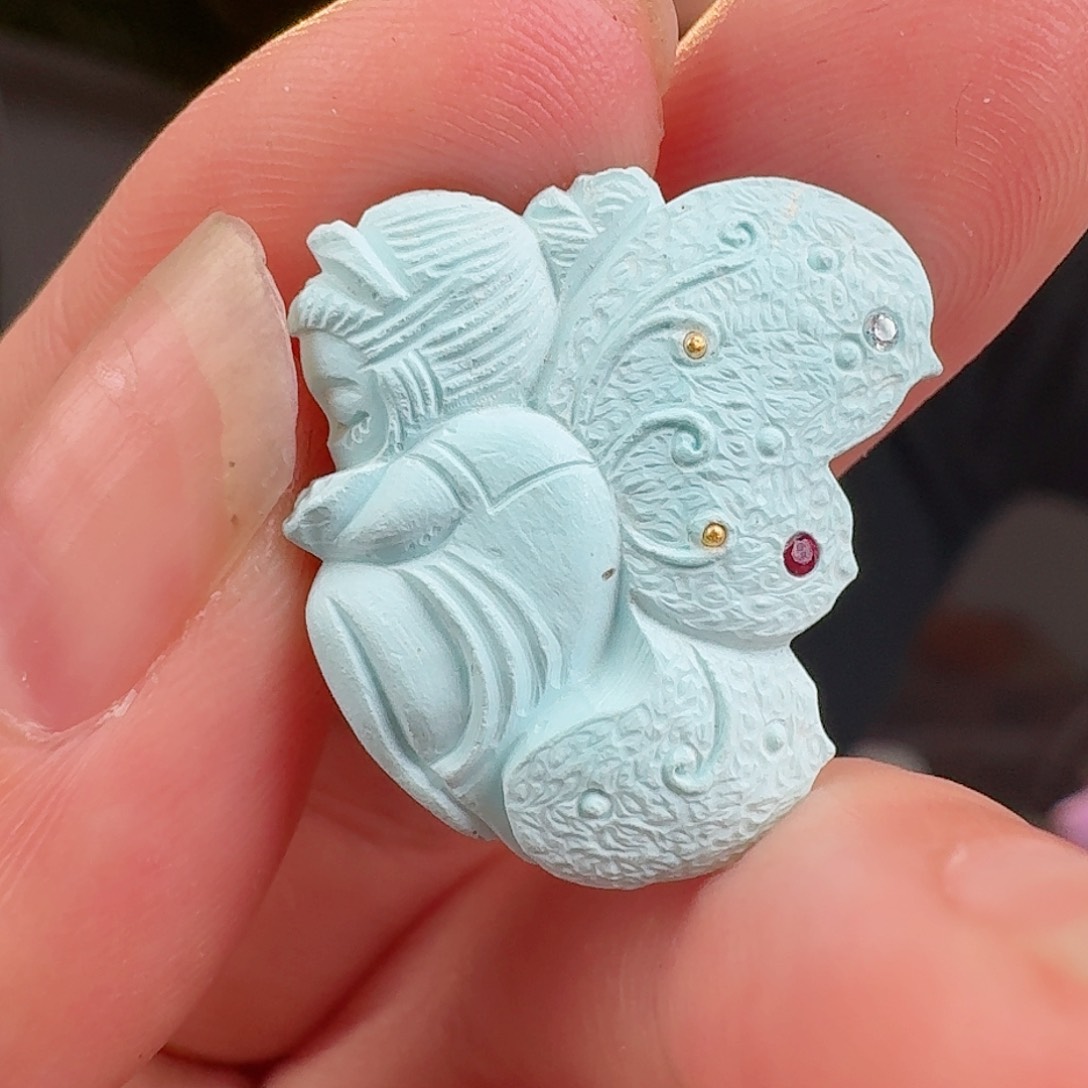 绿松石珠宝奇石未镶嵌