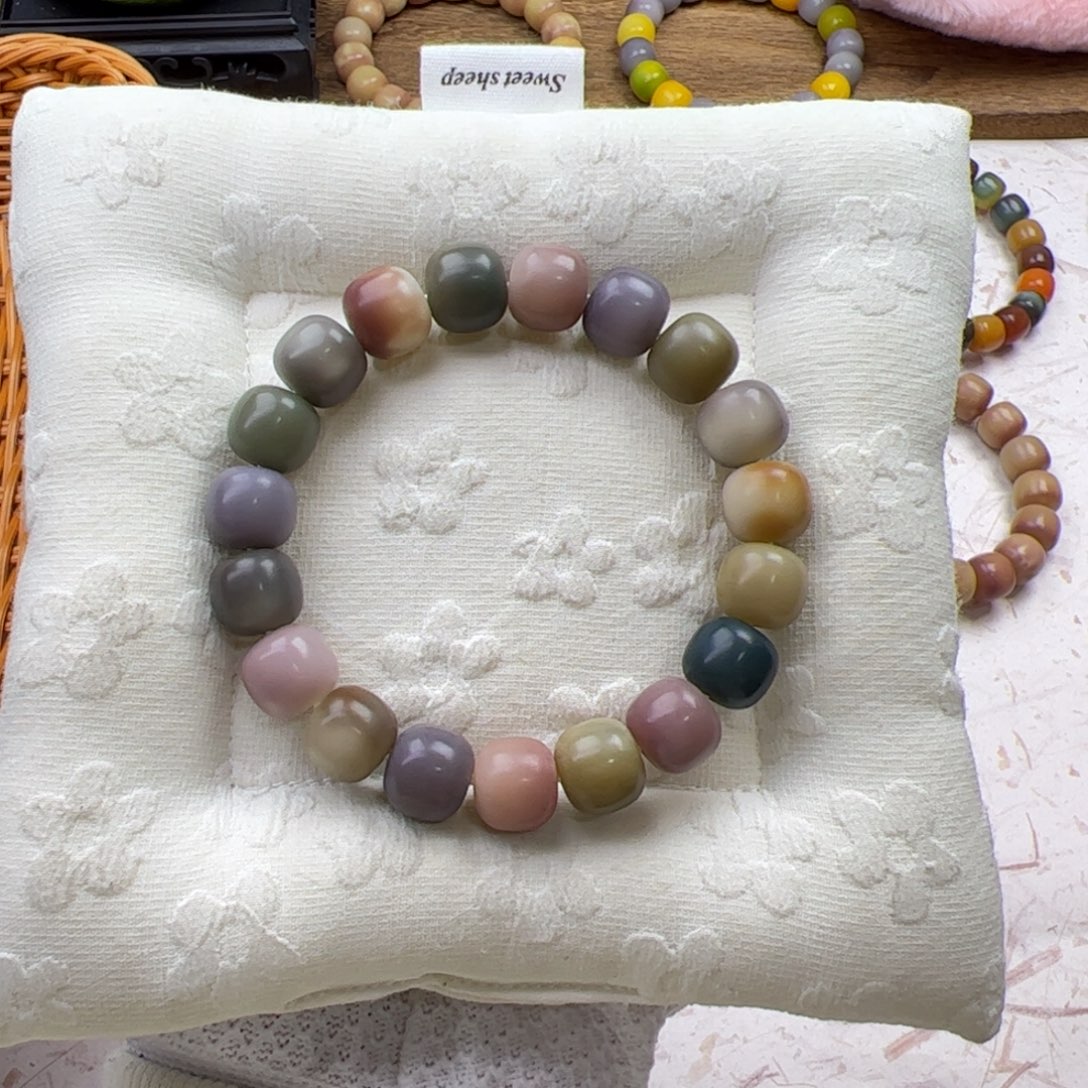 手串菩提根/象牙果卡13干磨桶珠阿古朵