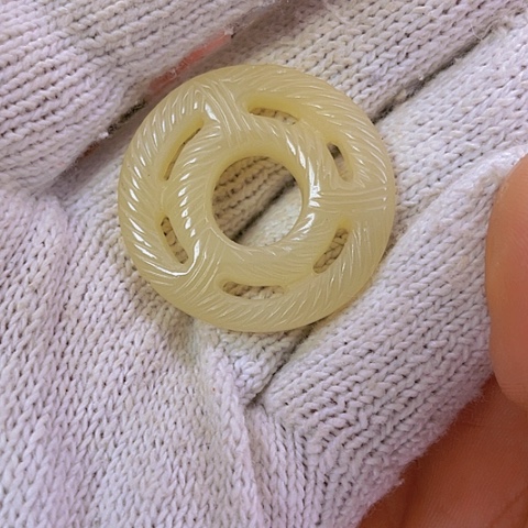 和田玉（白玉）挂件未镶嵌