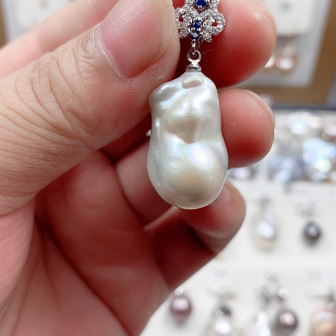 淡水珍珠合金颈饰010