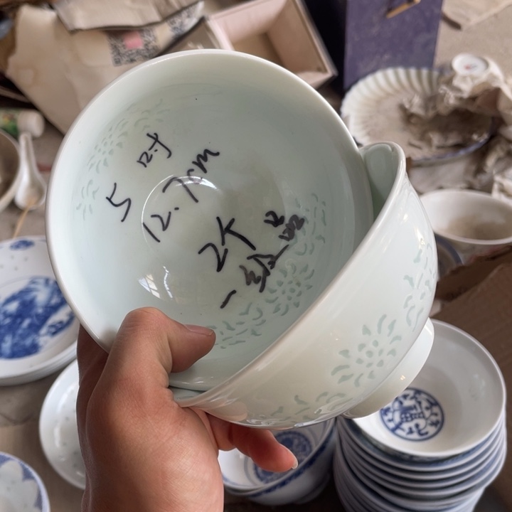 瓷碗景德镇高温细白瓷餐具
