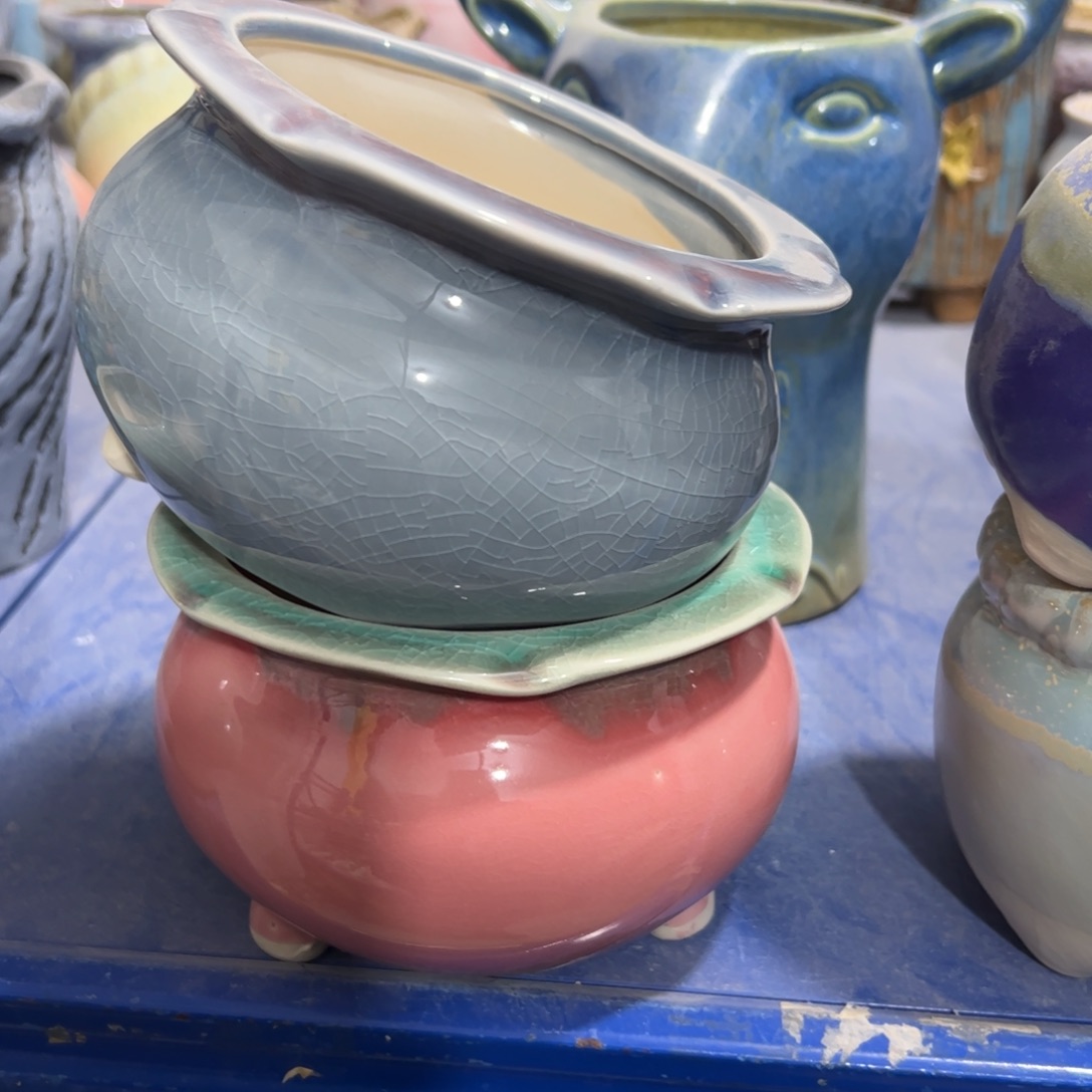 陶瓷多肉小花盆@@1663