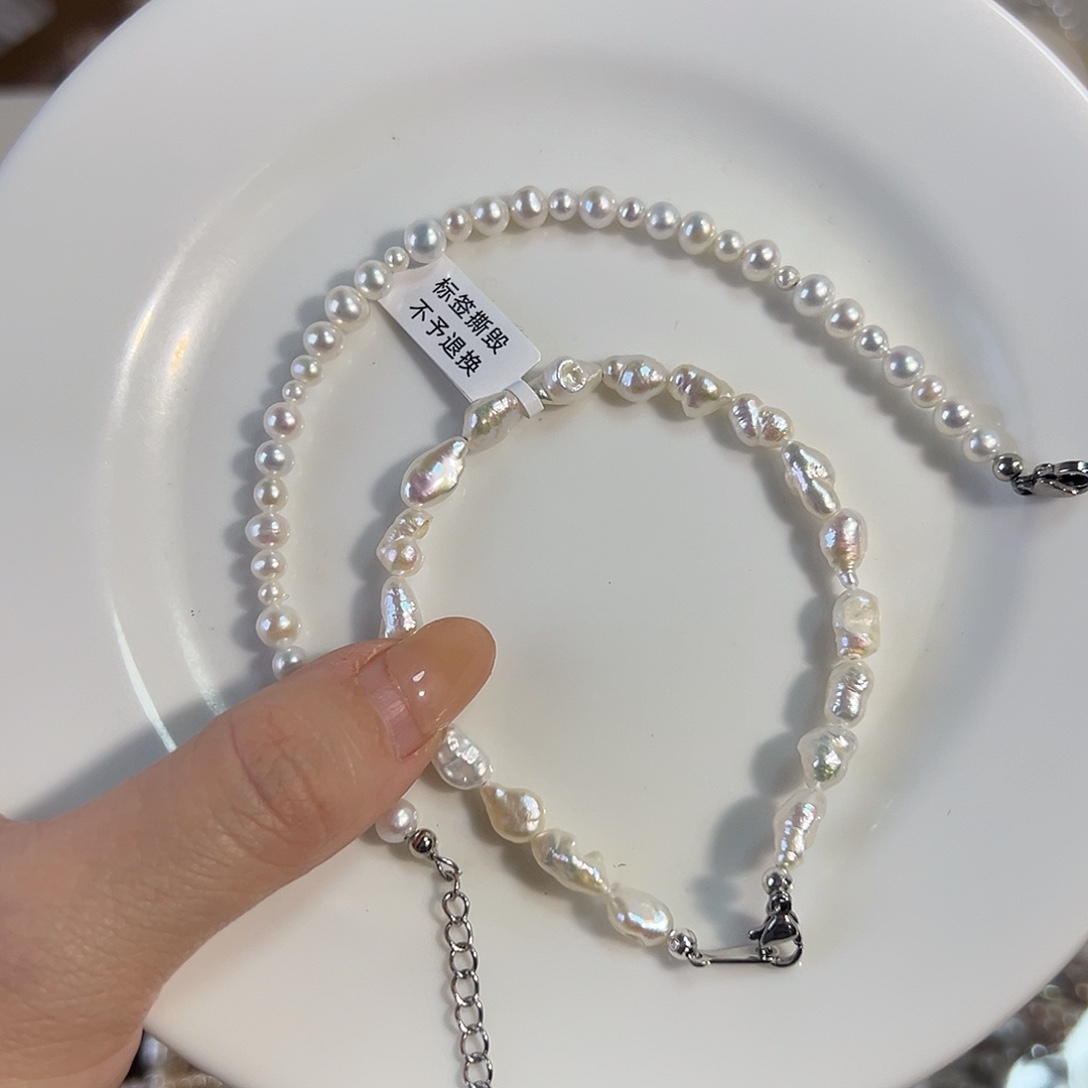 天然淡水珍珠钛钢淡水珍珠