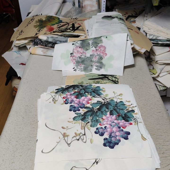 月***湾国画落款后台备注