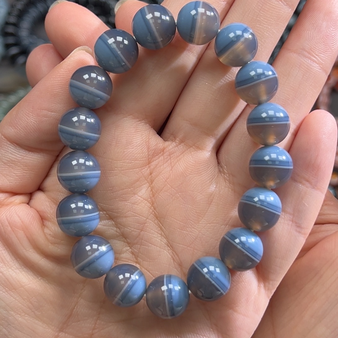 玛瑙/玉髓未镶嵌手链