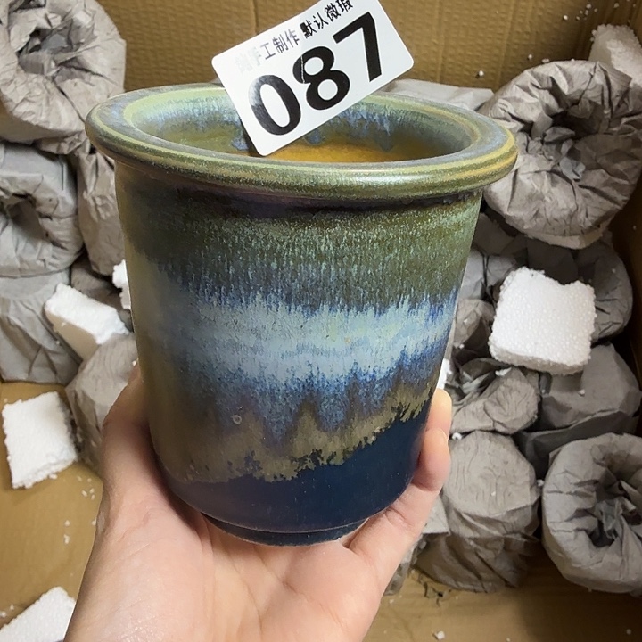景德镇陶瓷盆 满30包邮 口8