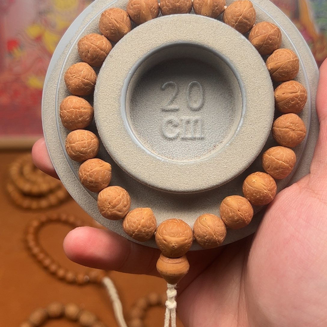 凤眼菩提手串蓝***空12尺寸凝系列实心籽