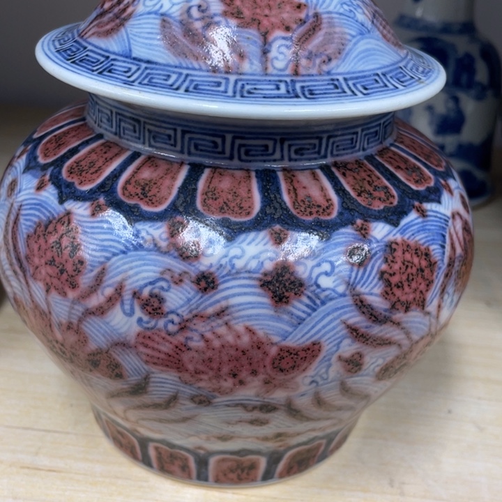 陶瓷喜*洋青花瓷器一件