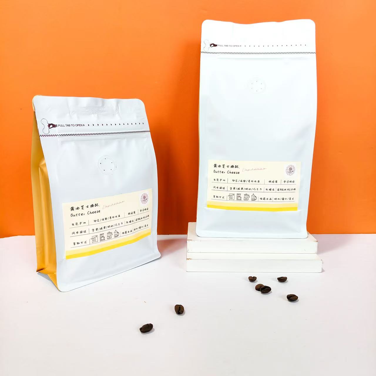 黄油芝士咖啡豆/500g/-印尼/埃塞/哥伦比亚/-丝滑小咖匠咖啡坊