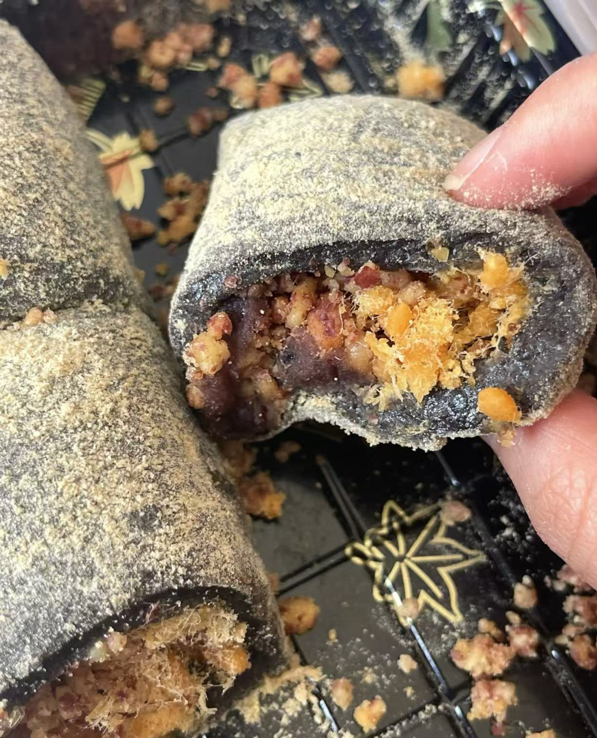 台州温岭松花乌饭麻糍880g/2盒，有糖无糖都满足