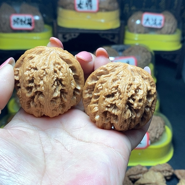 文玩核桃把件4号大粗筋44尺