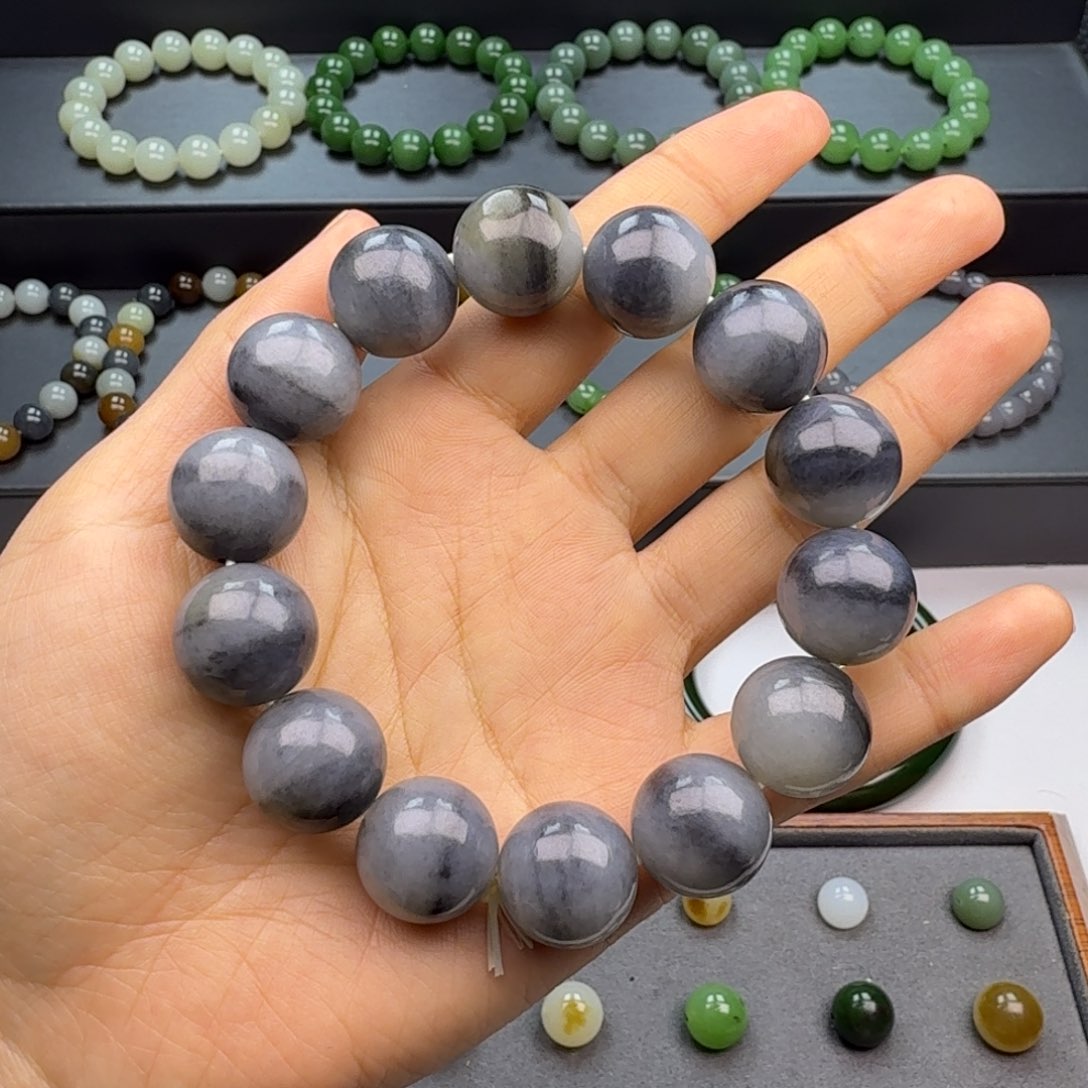 和田玉手串未镶嵌