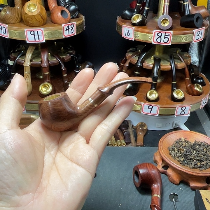 黄花梨竹节三用小斗