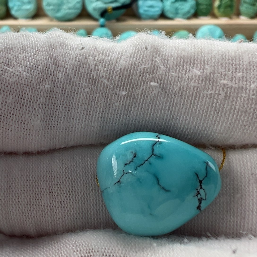 未镶嵌绿松石随形15.2mm