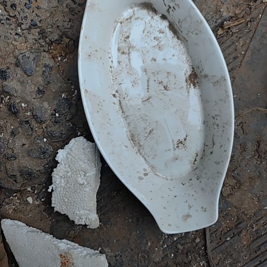 瓷发两个船型盘，国营四厂库存