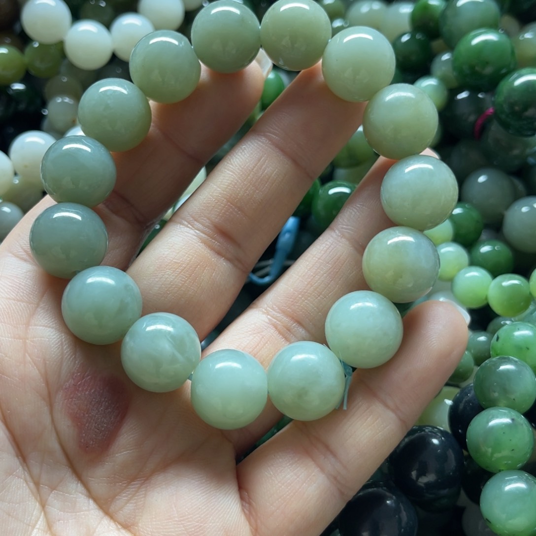 和田玉手链未镶嵌