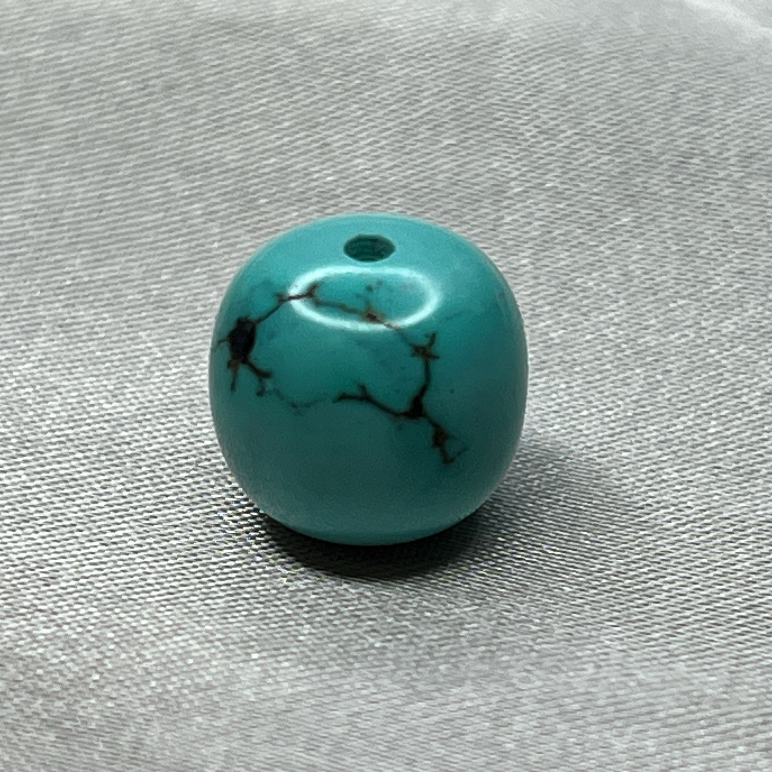 绿松老型，尺寸10.6x10.2mm重1.85克