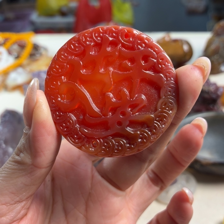 玛瑙/玉髓未镶嵌吊坠(不含链)