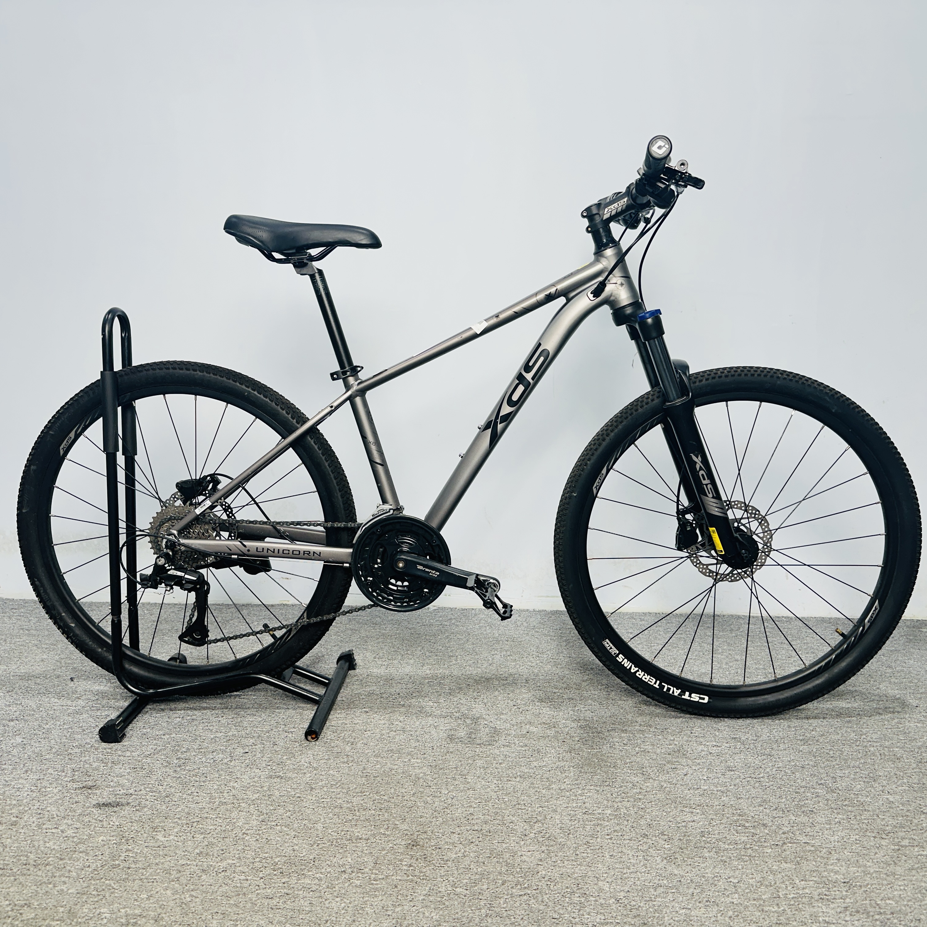 【XI德盛】独角兽 灰色 山地自行车 14.5码 155-165 24速 25100904