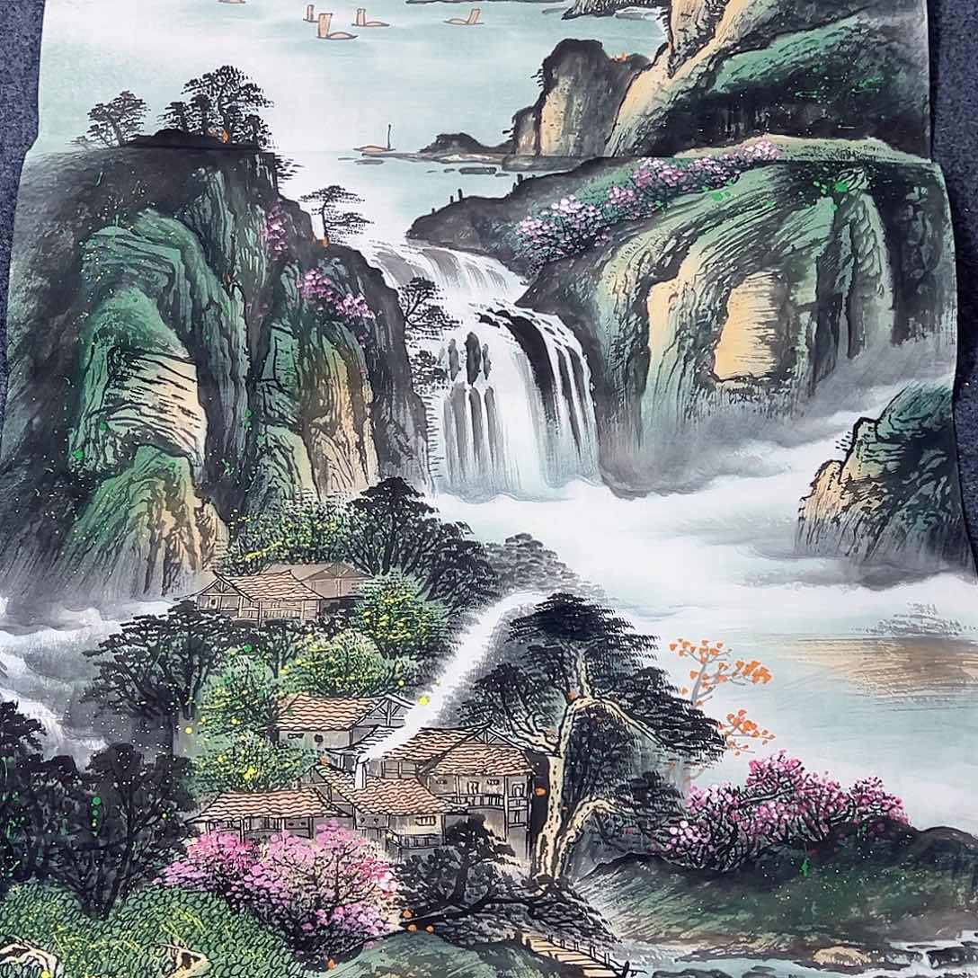 国画事事顺心如意万事如意