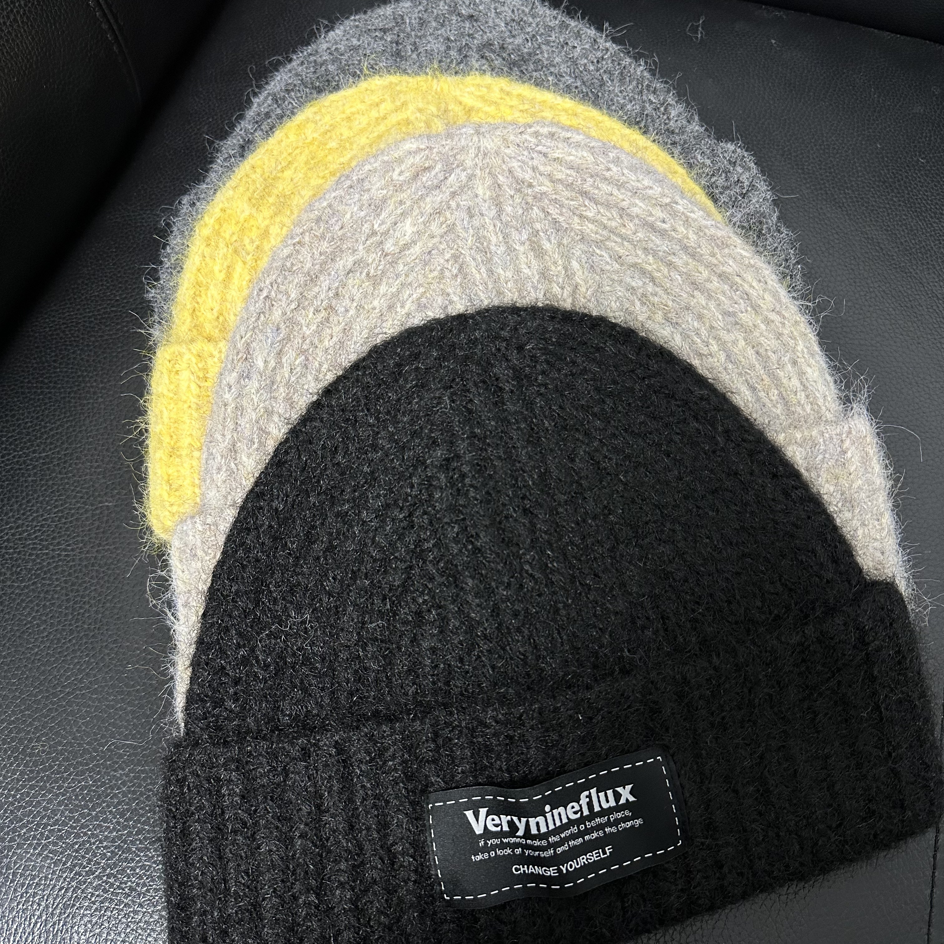 Verynineflux粗毛针织毛线帽-V73MZ50