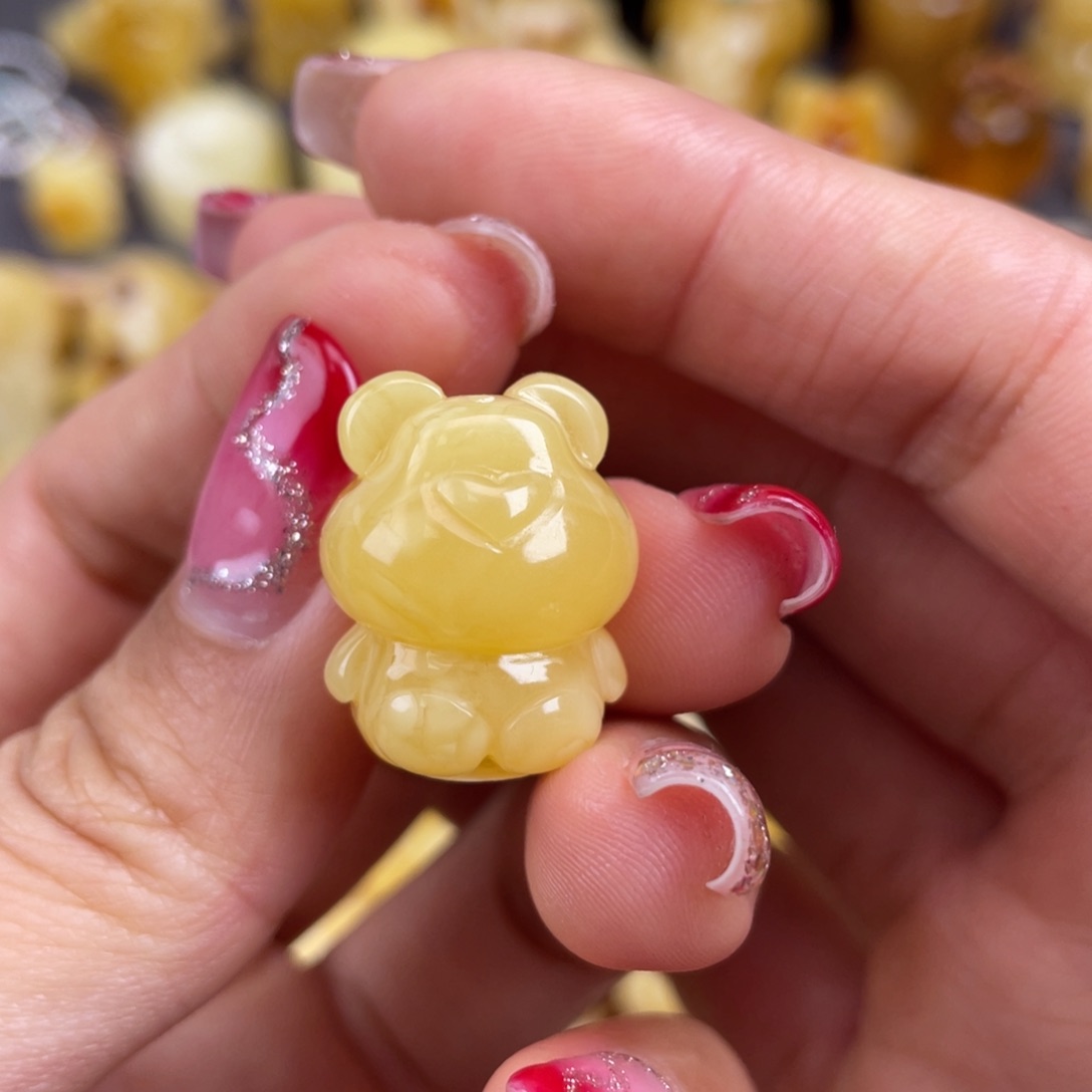 琥珀裸石未镶嵌蜜蜡