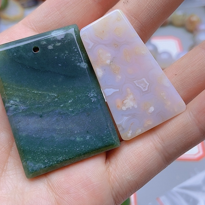 【闪购商品】玛瑙/玉髓珠宝半成品未镶嵌我**悲