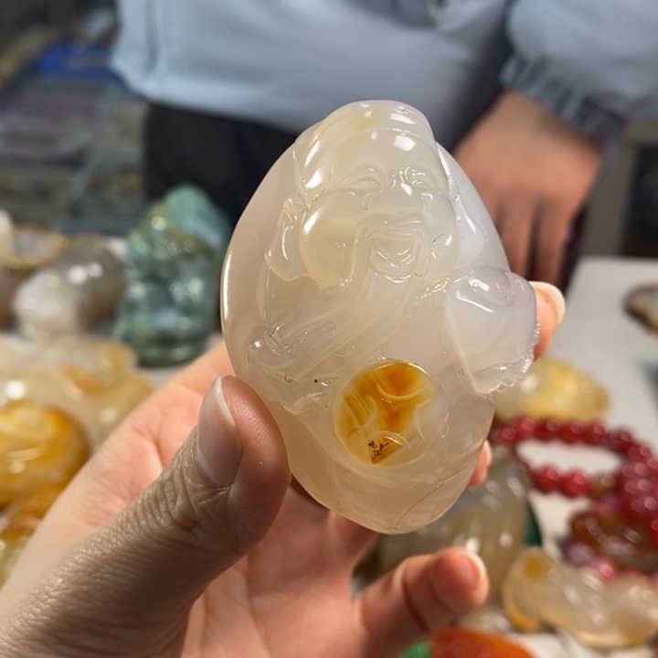 玛瑙/玉髓吊坠(不含链)未镶嵌