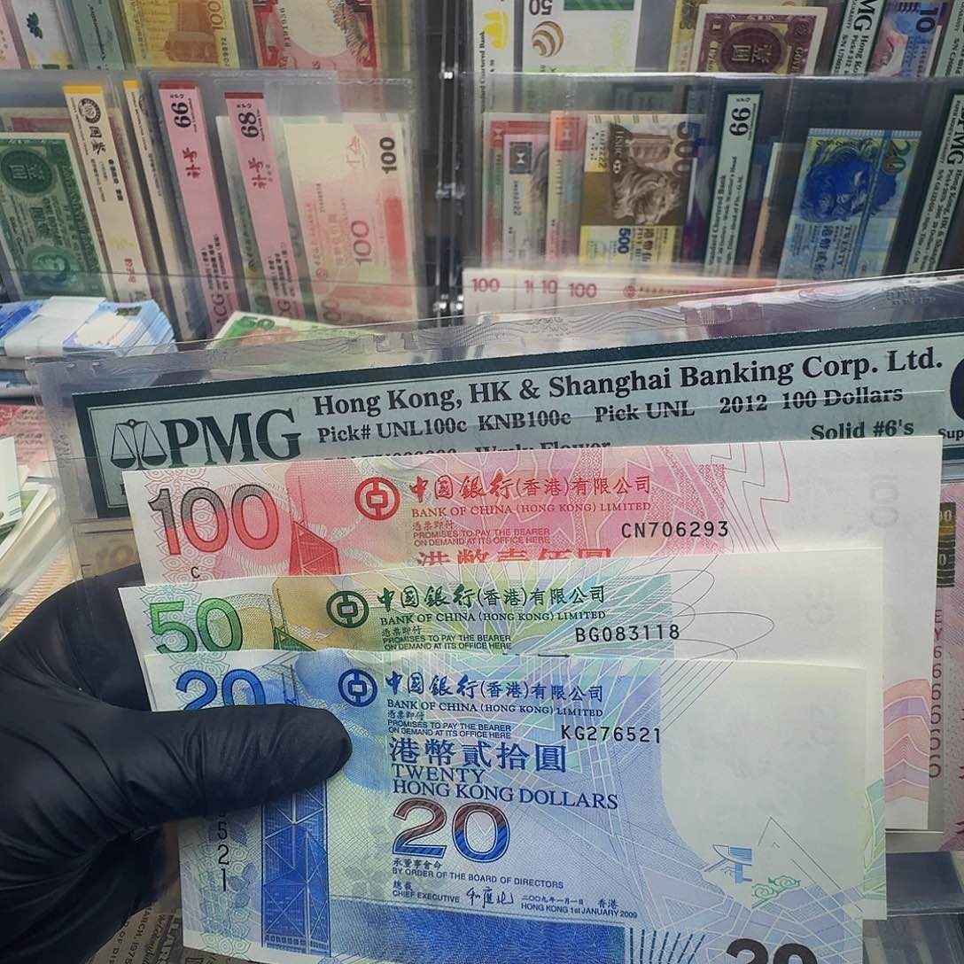 纸w****豆鸟瞰图，尖沙咀，中银青马大桥各一张