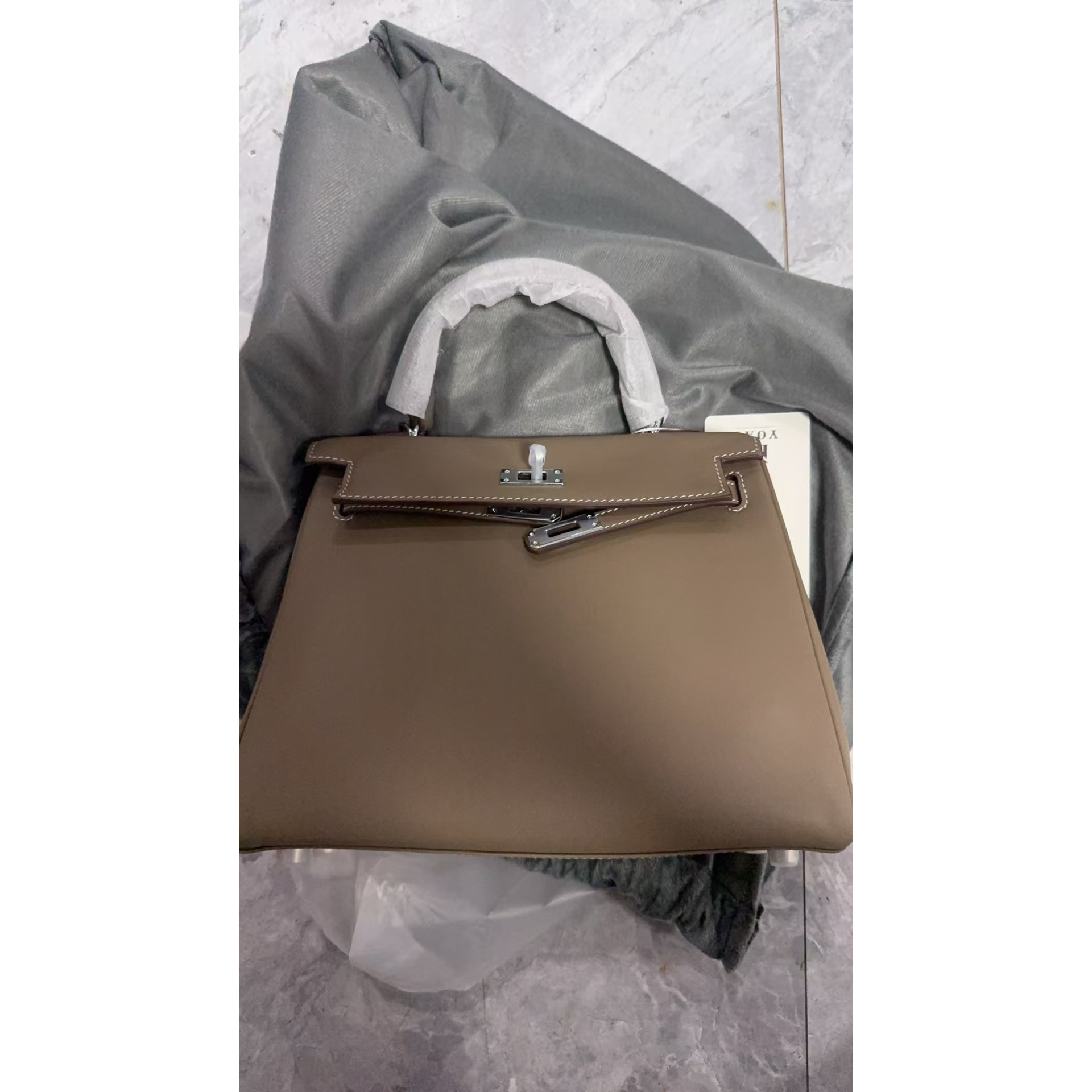 076灰色【清货有瑕】时尚轻奢百搭气质女包