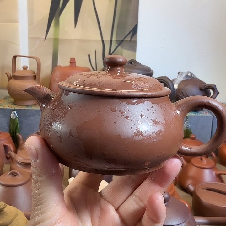紫砂茶壶全手工紫泥200cc