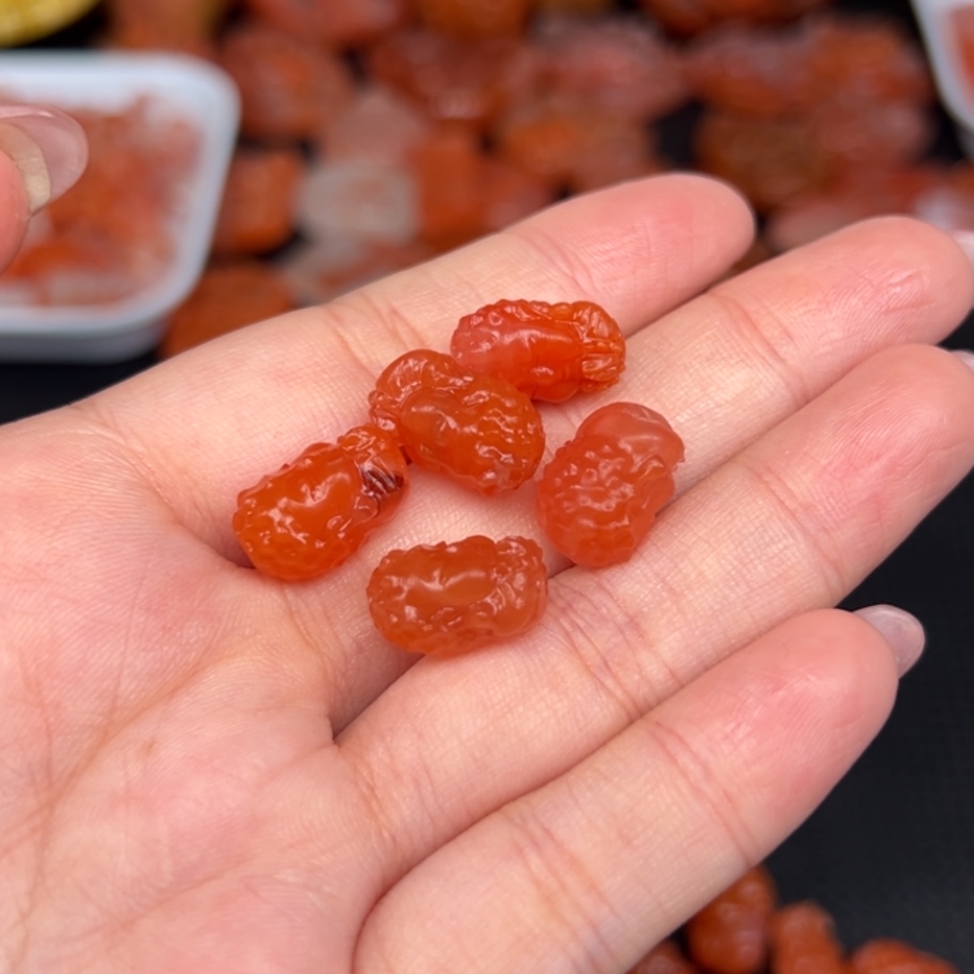 南红玛瑙未镶嵌吊坠(不含链)