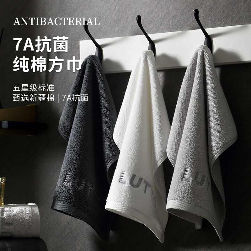 方巾全棉家用可爱卡通色织提花超厚纯棉大方巾儿童小毛巾涤棉