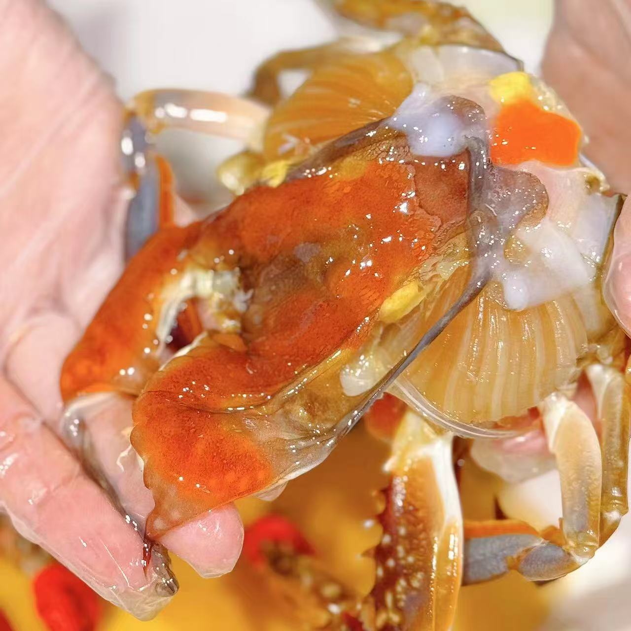 【生腌酱母蟹】 红膏   鲜香可口 少腿正常建议勿拍(-10度冷冻保存)