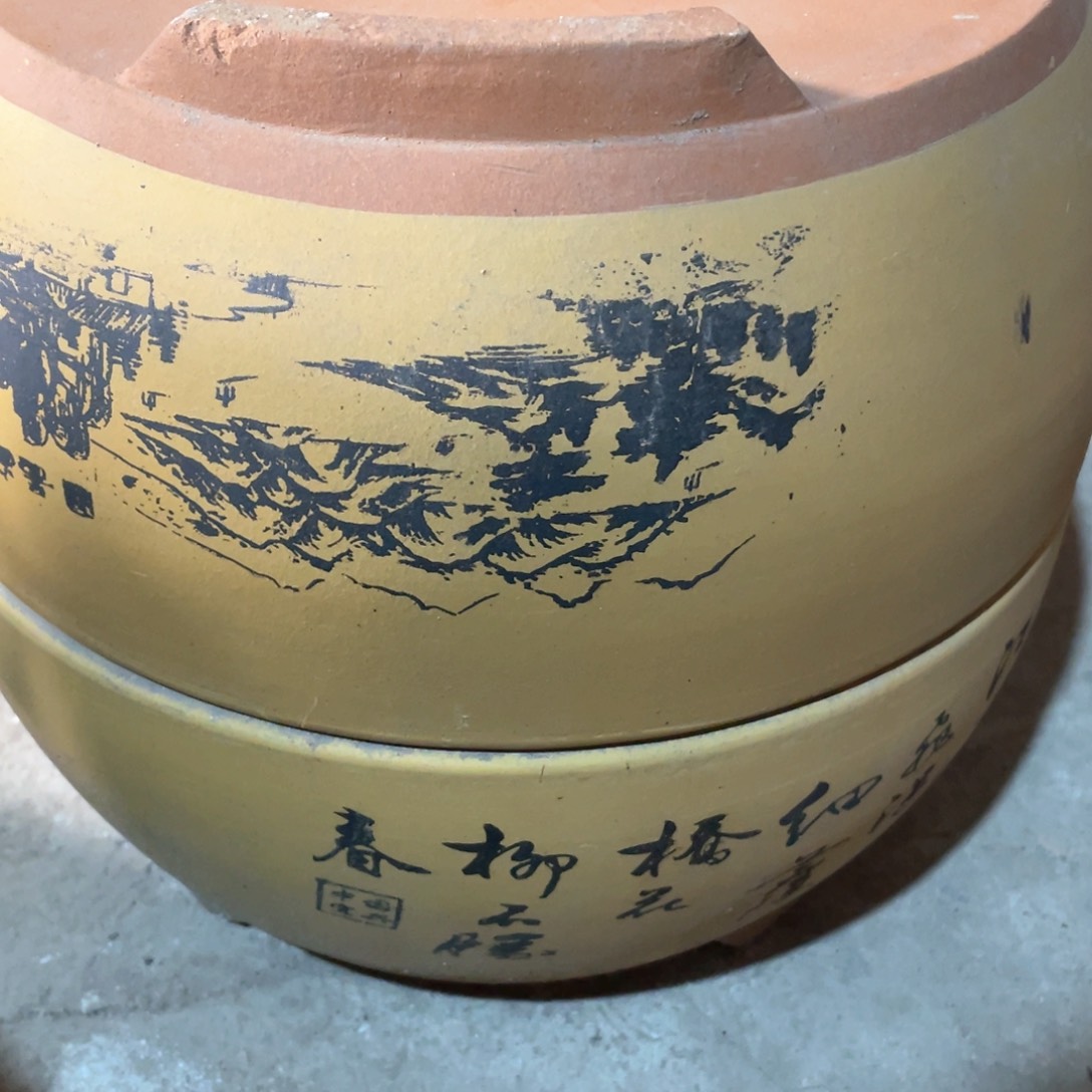 紫砂花盆紫砂等传统工艺制作