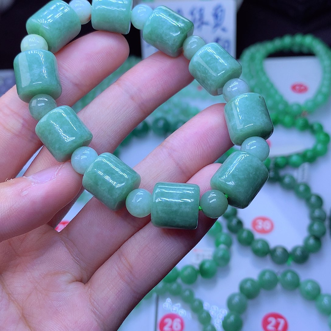 翡翠毛衣链未镶嵌12.7