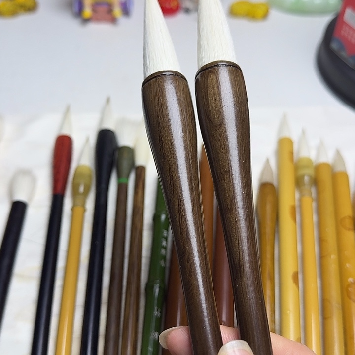 毛笔书法作品斗笔