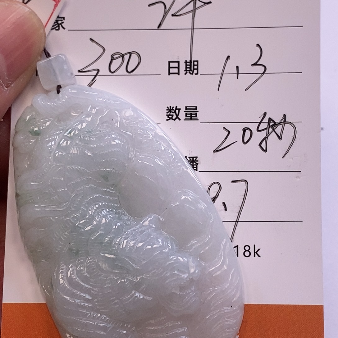 許***丨翡翠未镶嵌颈饰翡翠