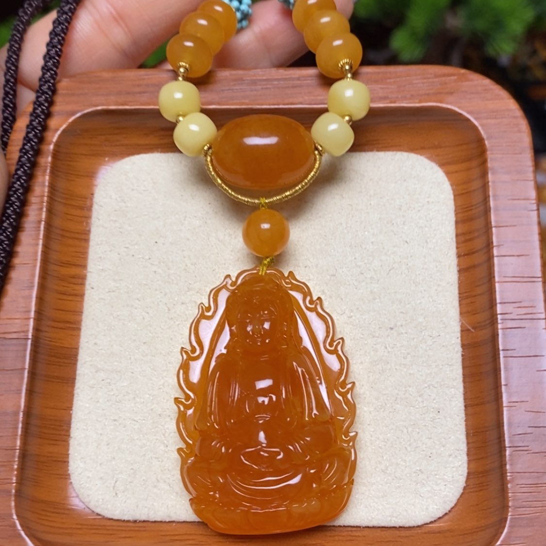 【闪购商品】蜜蜡颈饰未镶嵌项链