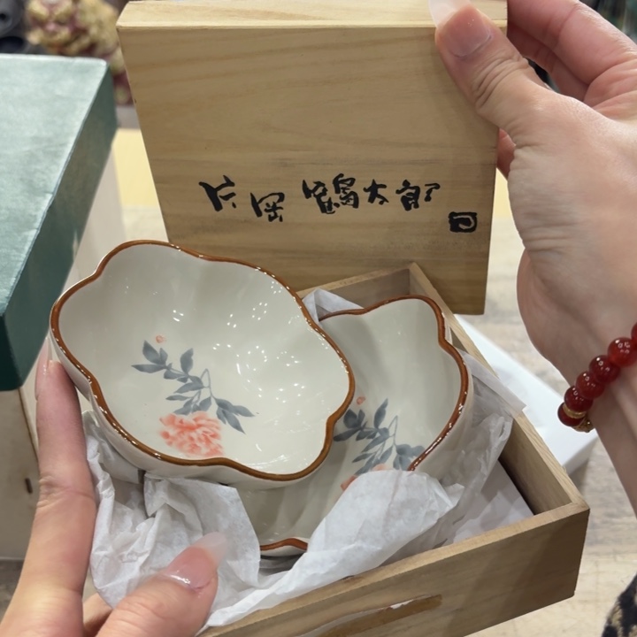 陶瓷古美术置物摆件