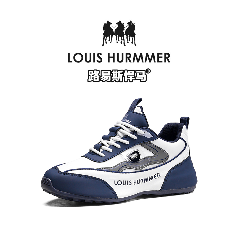 路易斯悍马男女情侣款潮鞋轻奢时尚百搭手工高定舒适休闲鞋运动鞋