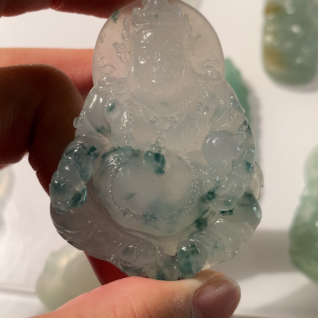 定制翡翠未镶嵌李*翡翠