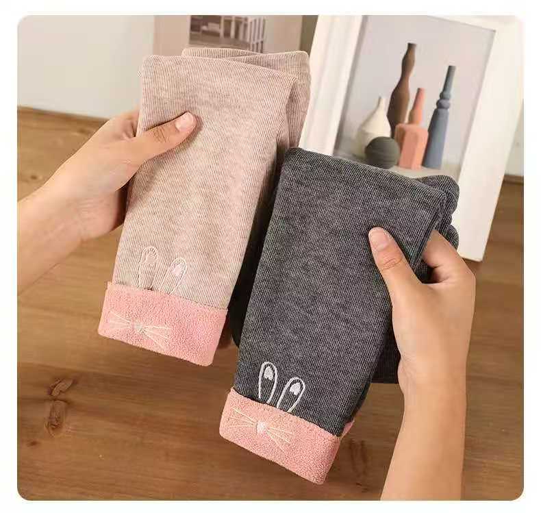 女童加绒打底裤10度左右可穿秋冬款宝宝秋装儿童秋冬女童加绒裤子