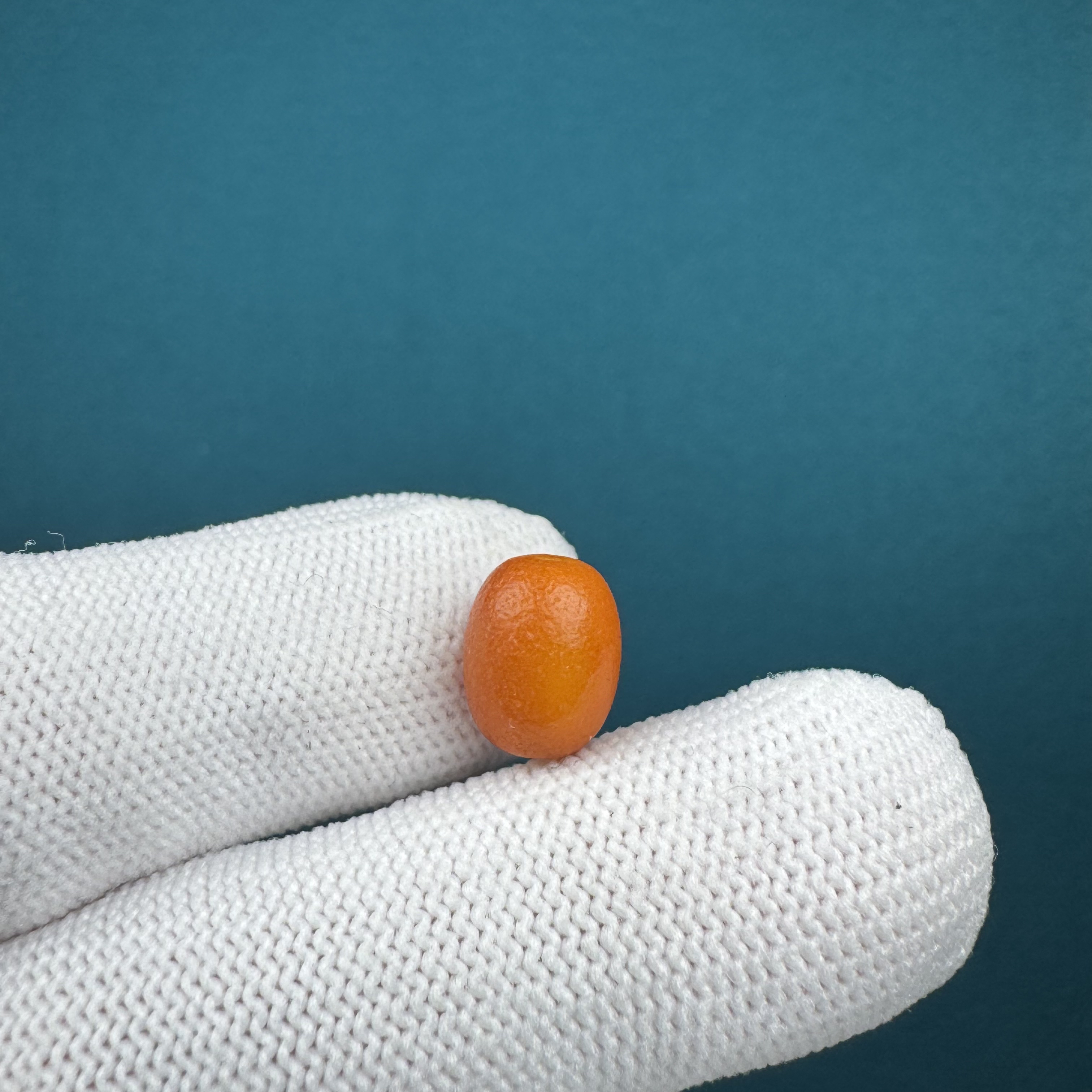 A8314天然原矿蜜蜡 老蜡枣珠8.4*10.8mm支持鉴定 假一罚十