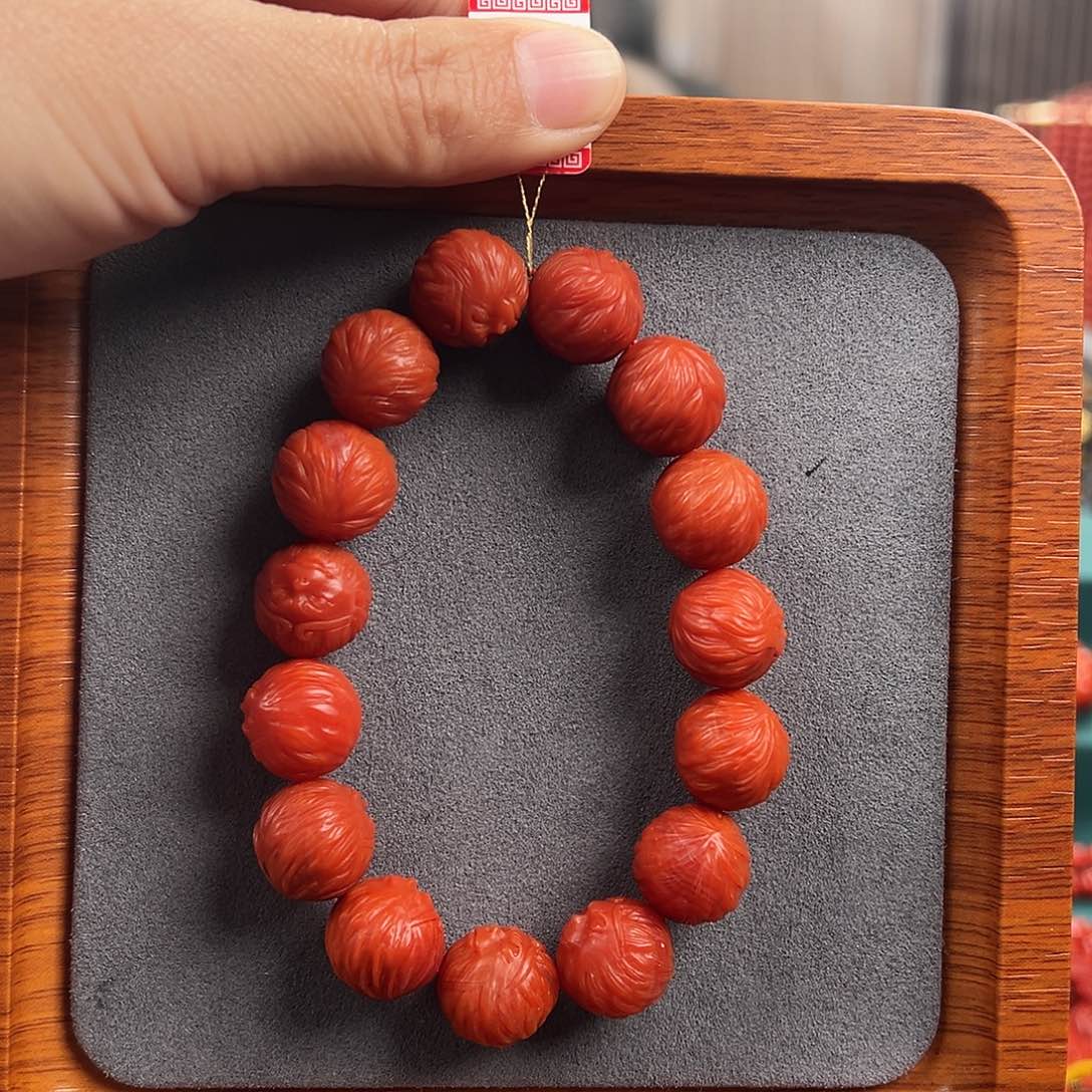 南红玛瑙南红单圈未镶嵌双*