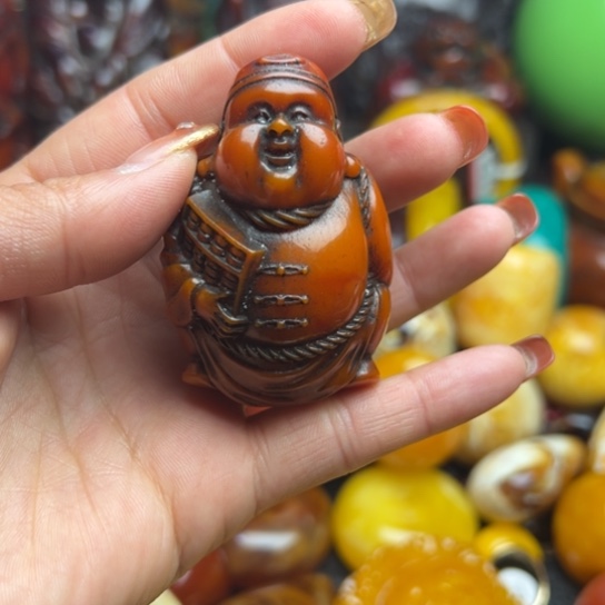 琥珀手串未镶嵌蜜蜡