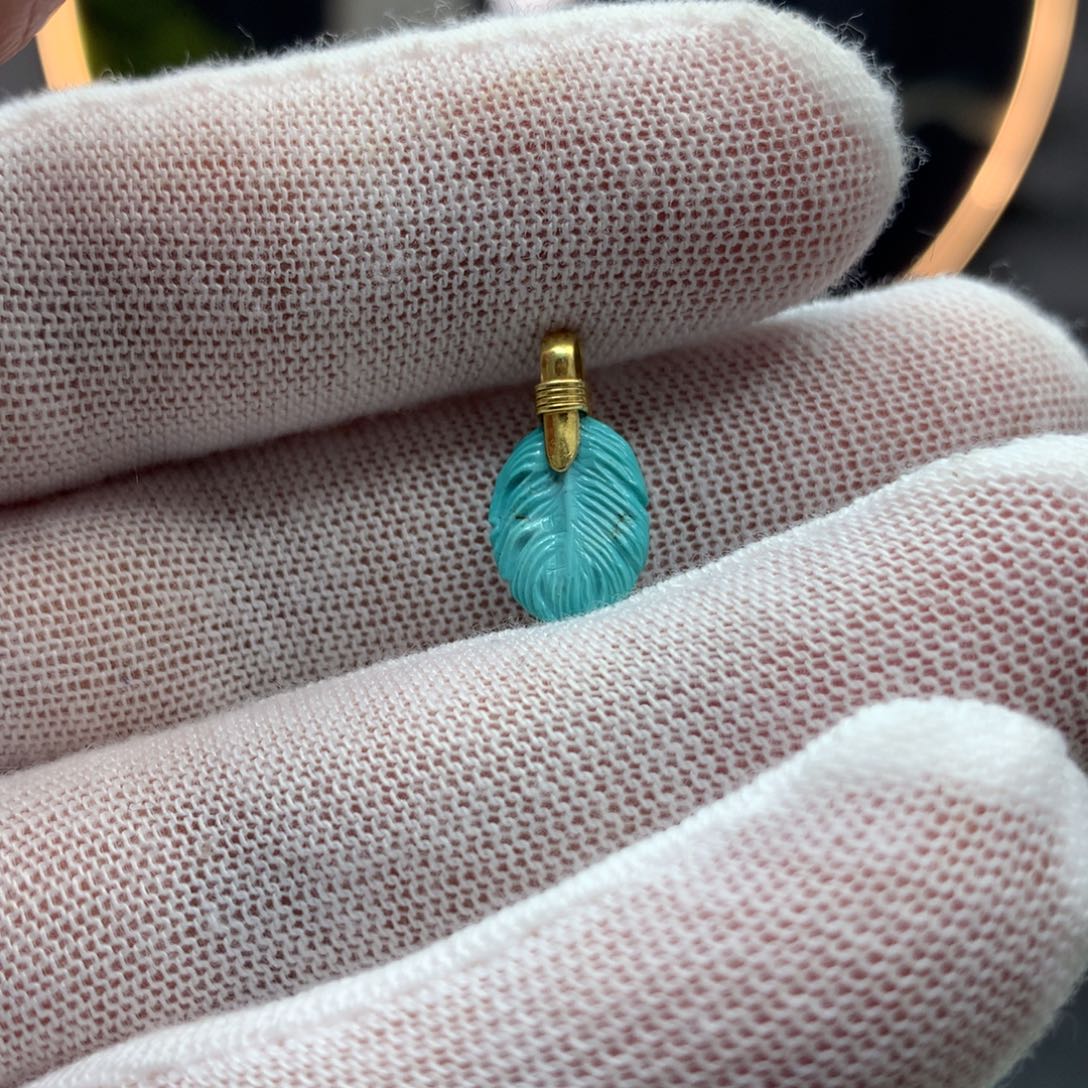 绿松石挂件未镶嵌