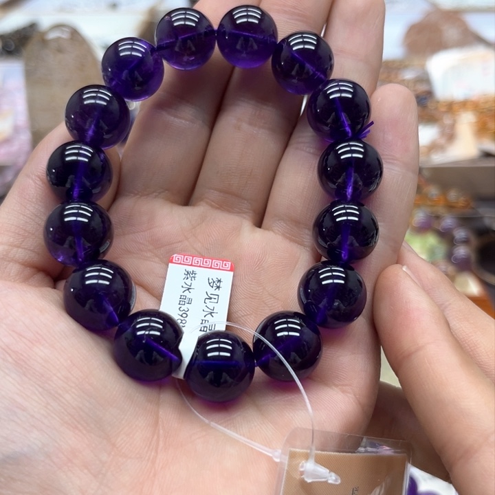 【闪购商品】水晶手链未镶嵌紫水晶14.8