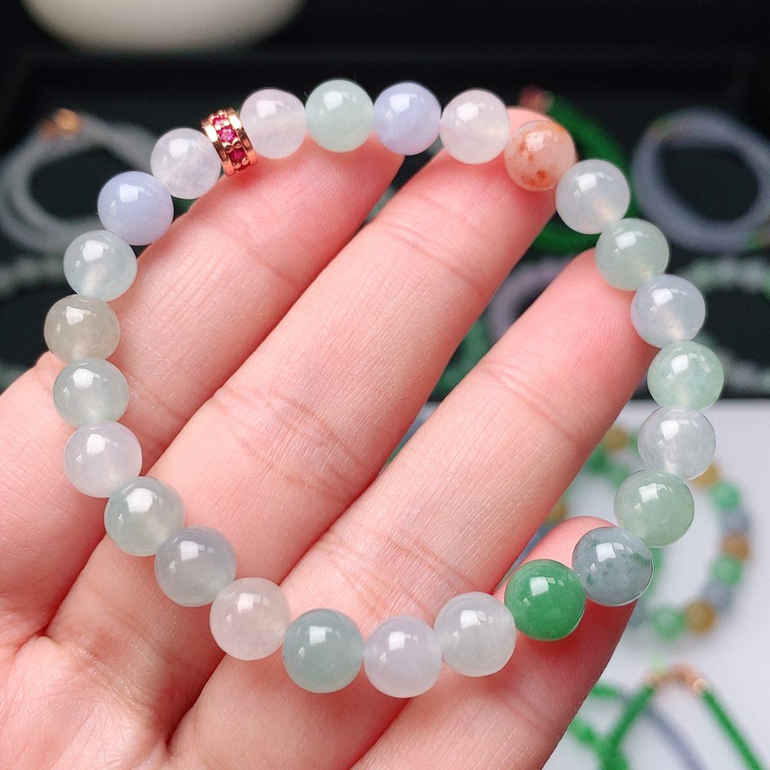 翡翠手链未镶嵌翡翠